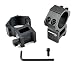 Sniper 30 mm High Profile Scope Rings for Picatinny/ Weaver Rail, 4 points contact more Security