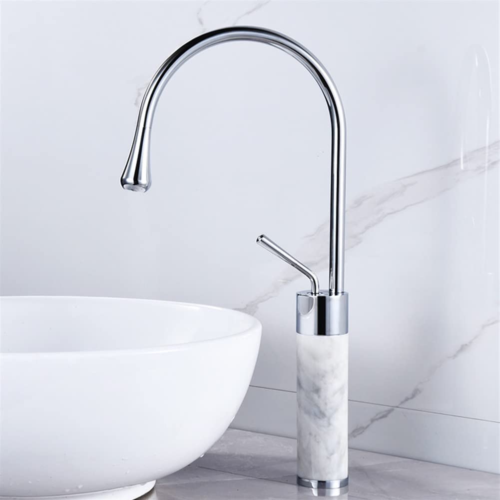 Robinet de cuisine et lavabo LUNEZY mitigeur chaud et froid en laiton doré robuste