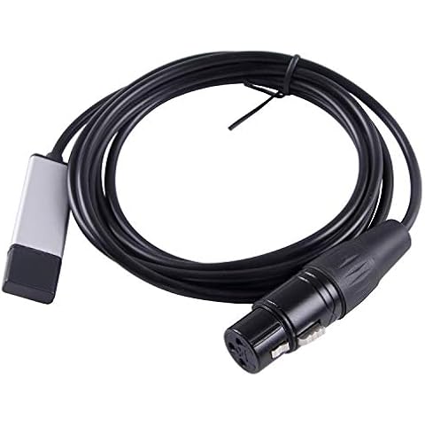 Usangreen USB to DMX Interface Adapter RS485 Converter Serial 3PIN XLR LED DMX512 Freestyler Software PC to Stage Lighting Control Dimmer Cable with FT232RL Chip Support Win10 Mac OS (Length:6ft) Cover