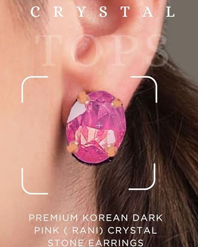 Image of Mansiyaorange Chunky Earrings Tops Stud For Women & Girls