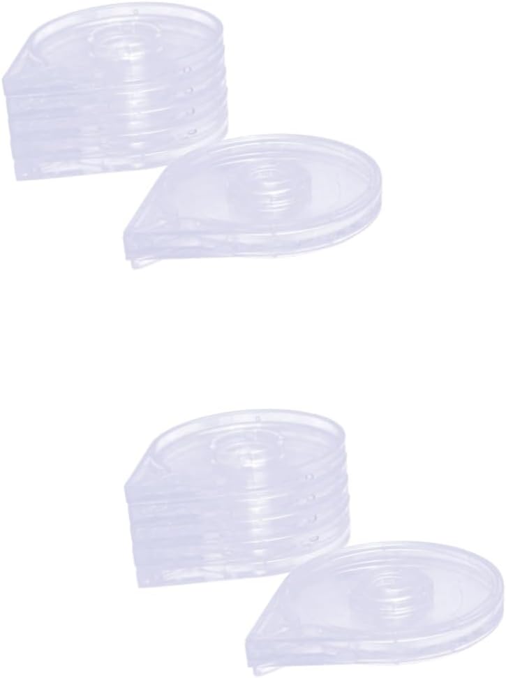 FRCOLOR 12pcs Transparent Tape Manicure Tools Nails Tools Nail Art Decoration Empty Nail Striping Case Tape Line Case Nail Art Striping Tape Line Striping Tape Line For