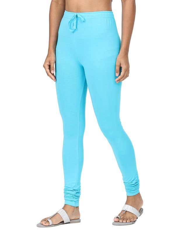 Image of Robinbosky Cotton Churidhar Leggings for Women - Stylish, Stretchable & Flattering Fit for All-Day Comfort