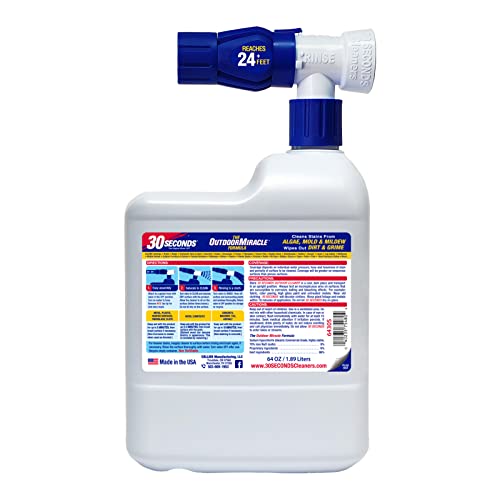 image for 30 SECONDS Outdoor Cleaner Hose End Sprayer | 2 Pack | House Vinyl Sid
