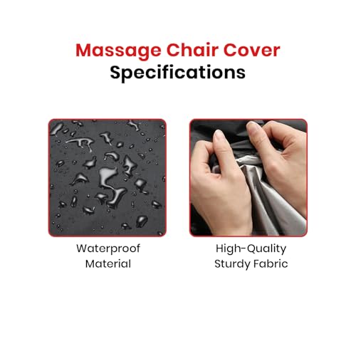 Image of RoboTouch Premium Full-Body Massage Chair Cover - Universal Dustproof & Scratch-Proof Protector for Massage Chairs | Water-Resistant Polyester Fabric | Pet Friendly & Easy Fit