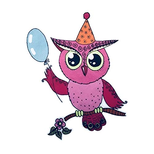 Lovemay Fun Patch Applikationen Aufnäher Accessoires Patches Schönheit,Niedliche Comic-Eule gestricktes Tuch, Reparaturflicken für Jacken, Rucksäcke, Jeans 17 * 11cm Cover