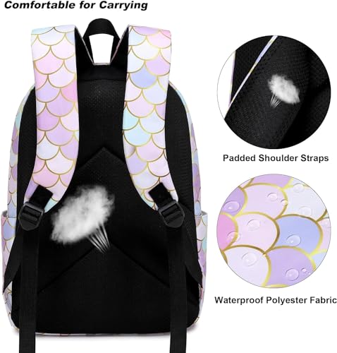 Image of ShopyVid 17-In School Bag for Girls with Lunch bag /school bag for girls 10 years /school bag for girls kids for 5-7 year