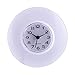 Produktbild Saugnapf Wasserdicht Runde Mini Wanduhr Quarz Uhren Dekoration Für Badezimmer Küche Wohnzimmer Schlafzimmer(Weiß)