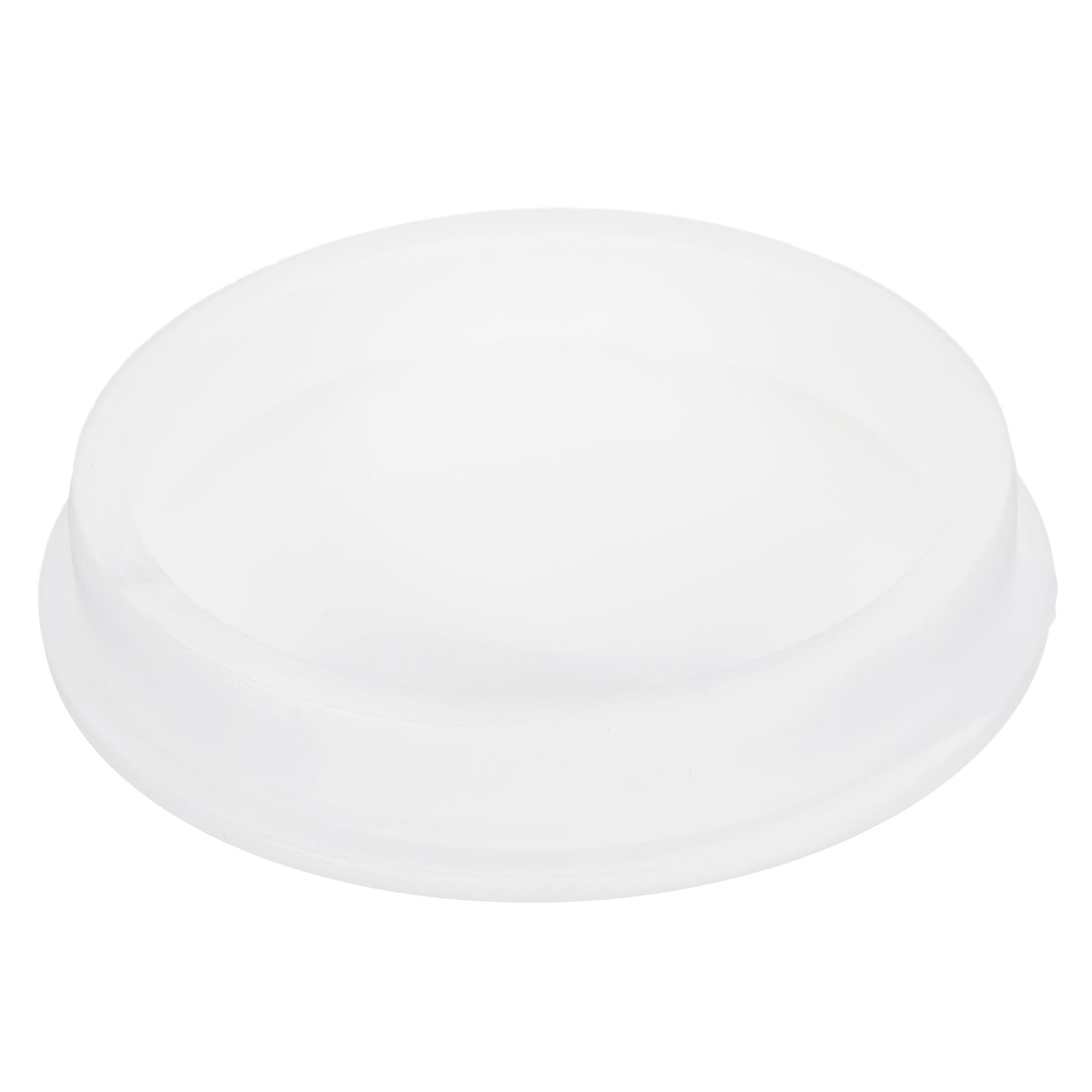 sourcing map 1Pcs Silicone Hole Plug 103.5mm, White High Temp T Type Rubber Stoppers for 102-103mm Hole, Waterproof Button Hole End Covers for Powder Coating, Sealing Plugs, Pipe Holes