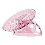 Fenteer Roue d'exercice pour Hamster Disque Rotatif avec Maison Abri...