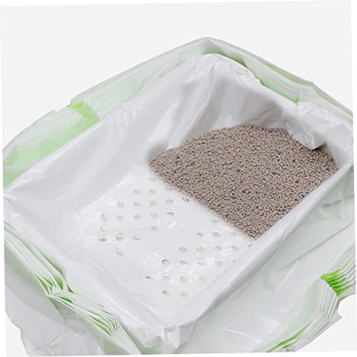 VANZACK 5 Conjuntos Saco De Areia Para Gatos Recipientes à Prova De Vazamento Forro De Maca Bolsas S