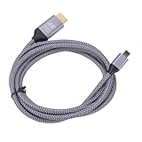 Topiky TYP C auf HD-Kabel, 4K 60 Hz Verlustfreie Signalübertragung, USB C auf HD-Kabel mit Vergoldetem Stecker für Elektronische Geräte