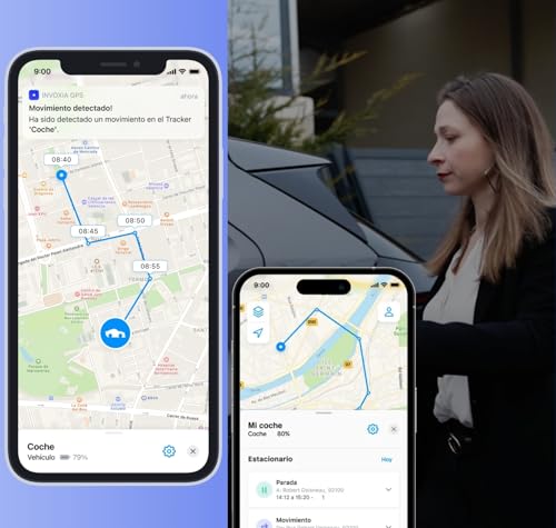Invoxia GPS Tracker Edition 2026 - wasserdicht, verbesserte GPS-Genauigkeit, USB-C - Netzwerk-Abonnement inklusive 3 Jahre - Live-Lokalisierung, Diebstahl & Bewegungsalarm - Autos, Motorräder