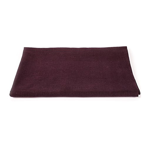 LinenMe Linen Lara Bath Towels (Set of 4), 39 x 55, Aubergine