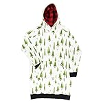 Lazy One Oversized Hoodie Sweatshirt, Comfortable Sleepwear, Sweater Dress for Women