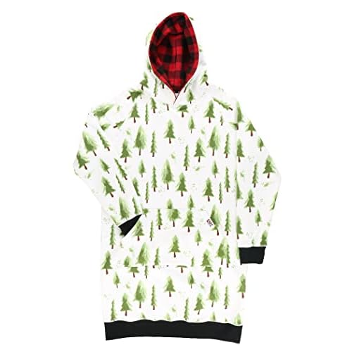 Lazy One Oversized Hoodie Sweatshirt, Comfortable Sleepwear, Sweater Dress for Women