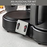 KRUPS Duothek Thermo Filterkaffeemaschine, zwei separate Isolierkannen und Brühvorgänge, sehr gute Isolierleistung, Ein-und-Aus-Schalter mit Kontrolleuchten, 2 x 8 Tassen, Schwarz, KT8501 – Ansicht 4