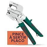 📏 ADAPTÉE À TOUS TYPES DE RAILS : Compatible avec les rails standards pour cloisons sèches, elle permet un sertissage précis et sécurisé pour tous vos projets d’aménagement intérieur.