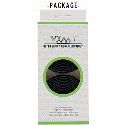Bike Handlebar Tapes,Cycle Bar Tape Honeycomb Style Silicone&Eva Road Bicycle Bar Tape Waterproof Non-Slip Cycling Handle Wraps For Mountain Bike 2 Rolls Per Set (Black) #TOP6