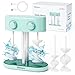 Resiners Dual-Head Resin Mixer with Spiral Silicone Paddles, Rechargeable Epoxy Mixer, Stepless Speed & Minimum Bubbles, Electric Stirrer for Resin,Silicone,Paint Mixing,Resin Tools,DIY Crafts