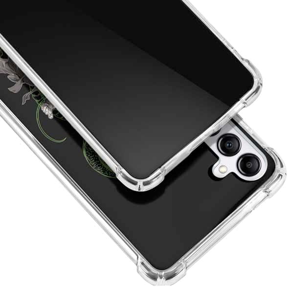 Skinit Clear Phone Case Compatible with Galaxy A14 5G - Officially Licensed Dragon Ball Z Goku and Shenron Design