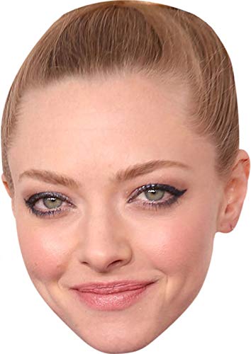 FoxyPrinting Amanda Seyfried MH 2018 Celebrity Cardboard Party Face Mask Fancy Dress