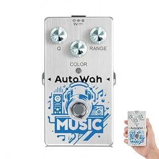 🎸【Classic Auto Wah Sound】Delivers authentic 70s-style funky filter tones perfect for guitarists and bass players exploring vintage-inspired grooves and expressive lines, making this auto wah pedal ideal for classic tonal styles. ⚙️【Zinc Alloy Enclosu...