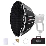 Aputure Light Dome Quick Dome 60 Softbox,60cm(2ft) Circular Bowens Mount with Quick Release Design,Include Diffusion, Light Control Grid, & Carrying Bag for Led Video Light