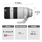 Sony FE 70-200mm F2.8 GM OSS II Full-Frame Constant-Aperture telephoto Zoom G Master Lens (SEL70200GM2) White - Image 2