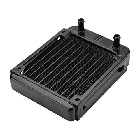 ASHATA 120mm Aluminium Radiator, Computer CPU Wasserkühlung Aluminiumheizkörper Cover