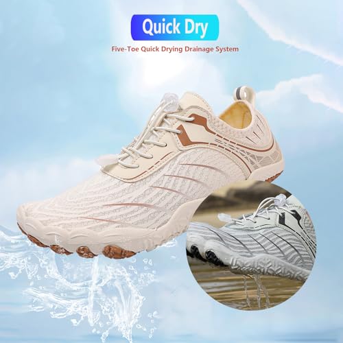 Image of Hike Barefoot Shoes Women Men Pro Water Footwear Wide Toe Box Non-Slip Unisex Athletic Outdoor Running Shoes