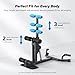 MERACH Deep Squat Machine for Women, Adjustable Glutes Trainer Machine, Core & Leg Exercise, Push Up Workout Equipment at Home Gym(Blue)
