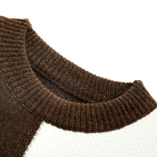 Pull tricot fin homme coupe ajustée manches longues chaud