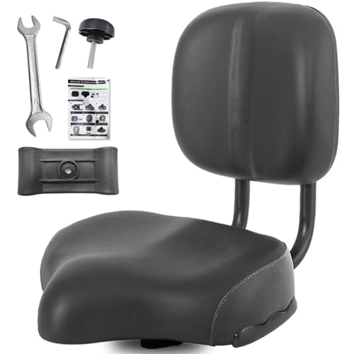Oversized Bike Seat with Backrest