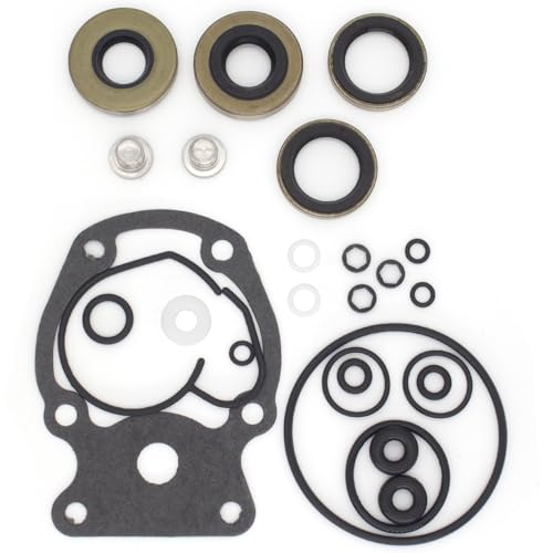 Image of 5007987 Marine Gearcase Lower Unit Seal Kit with E-Tec Drain Screws for Johnson Evinrude 15-30 HP Outboard Boat Motors replaces 396351 Sierra 18-8387