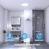 LUTW LED Ceiling Light 24W, Round Flush Ceiling Light 6500K Cool White 2200lm, Waterproof IP54, Ceiling Lamp for Bathroom, Kitchen, Corridor, Bedroom, Office, Ø30cm - Image 5