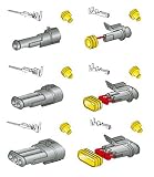Se vende por unidad. Conector Superseal 2 Polos Hembra