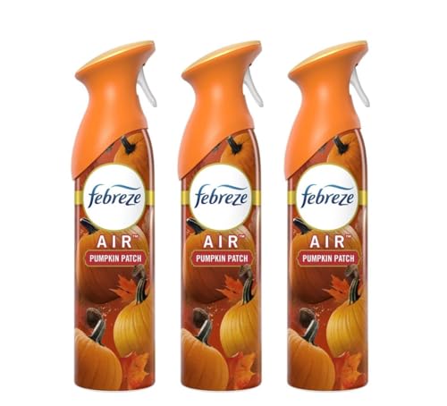 Febreze Air Effects Limited Edition Odor-Fighting Air Freshener, Pumpkin Patch, 8.8 OZ - pack of 3 (Pumpkin Patch), Orange