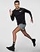Nike Men's Miler Dri-Fit UV Long-Sleeve Running Top, Black/Reflective Silver, Medium
