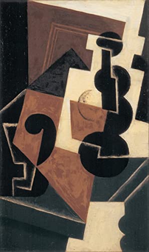 Toile Juan Gris Verre et Gourde 60x90cm pour la décoration de salon