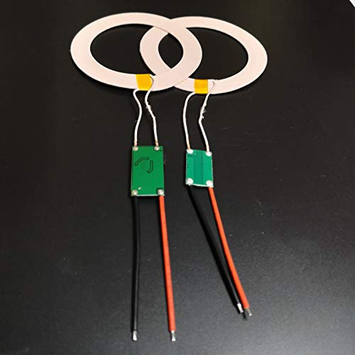 Taidacent 12V Transmitter 20mm 5V 800mA Módulo de Bobina Inductiva inalámbrica de carga miniatura 6