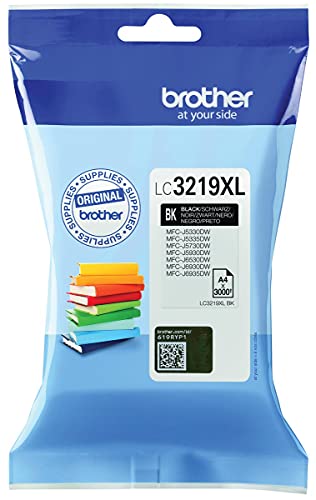 Cartouche d'encre d'origine LC3219XL Brother noire haute capacite