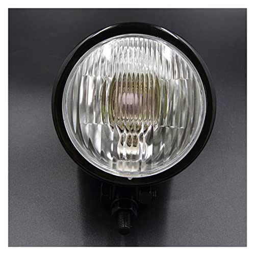 Moto antibrouillard lumière avec ampoule salut & lo pour éclairage café racer jaune