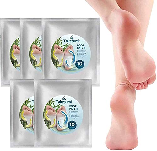 Takesumi Foot Patch, Natural Herbal Deep Cleansing Foot Pads for Stress Relief, Better Sleep and Foot Care