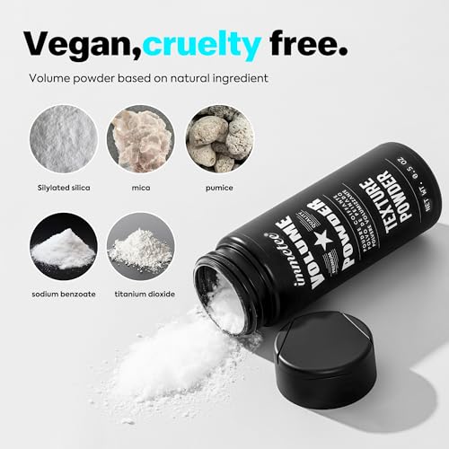 immetee Hair Volume Powder - Texture Styling for Men and Women, Light Control Natural Matte Look, Root Lifting 14g (0.5 oz)