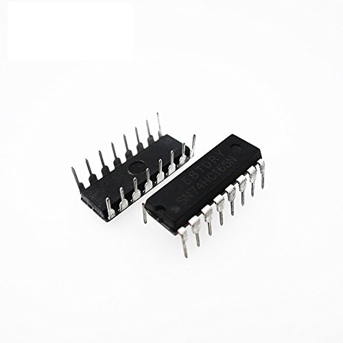 Major Brands 74HC165 ICS and Semiconductors, 8 Bit Parallel Load Shift Register, DIP 16 (Pack of 15)