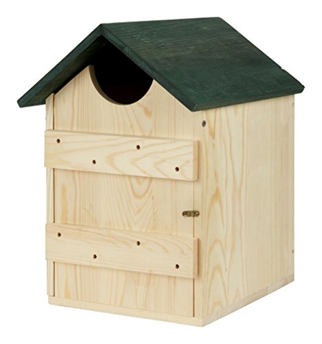 Bee Proof Suits Wooden Owl House Nesting Box for Owls Bird House