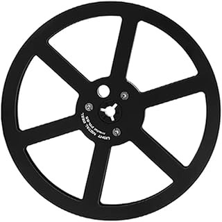 Carretes de Recogida de Aluminio de Metal Ligero de 7 Pulgadas, Piezas de Máquina de Apertura, Accesorios para Grabadoras de Carrete A Carrete, Color Negro