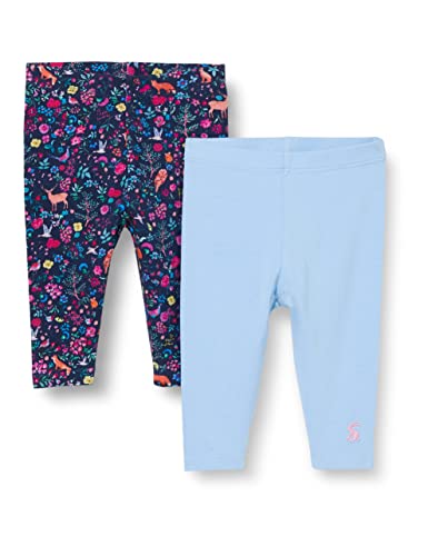 Joules Baby Girls' Hopwell Leggings, Wood Ditsy, Upto1m