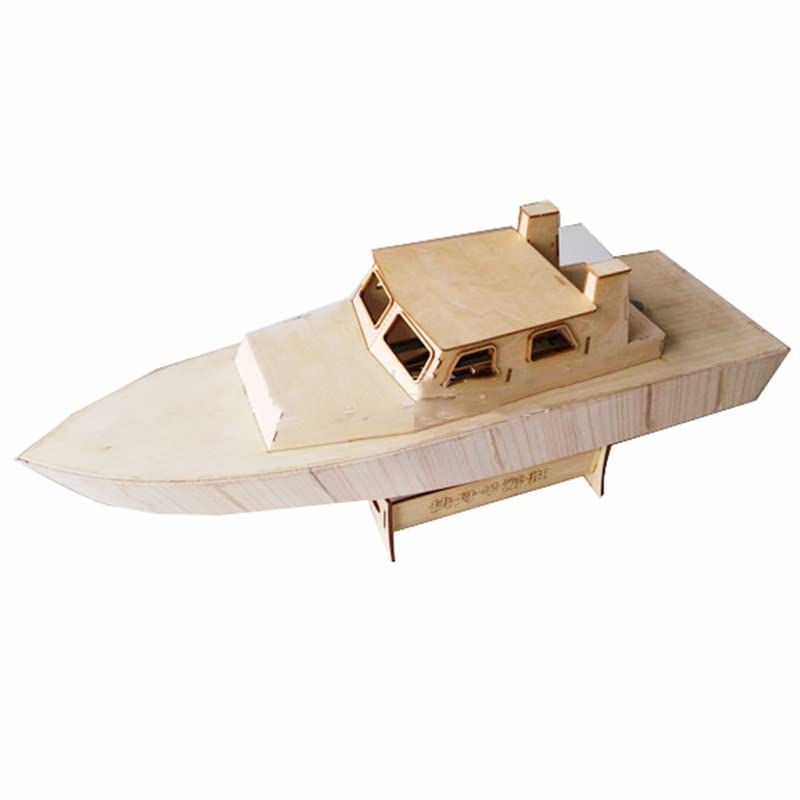 Maquette De Bateau En Bois à Assembler - Jouet Éducatif Avec Moteur Électrique Pour Enfants 6-14 Ans