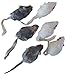 Real Rabbit Fur Mice Cat Toys 6-pack
